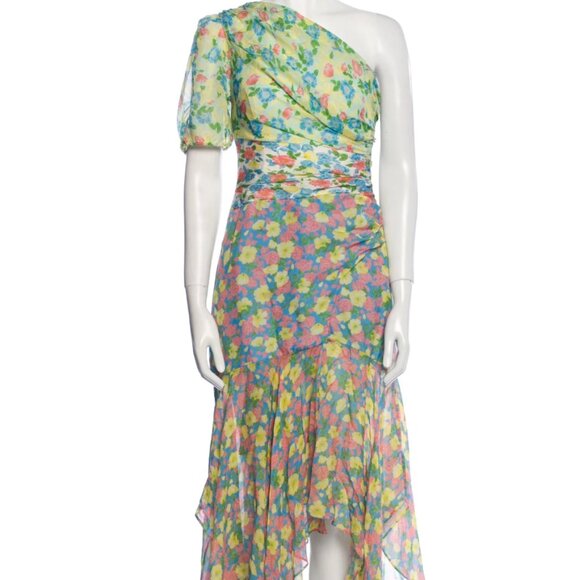 Amur Floral Cocktail Dress- Silk - Picture 1 of 8